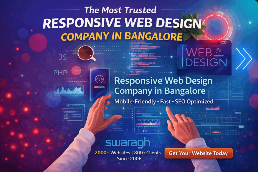 Most trusted responsive web design company in Bangalore providing mobile-friendly websites for business growth