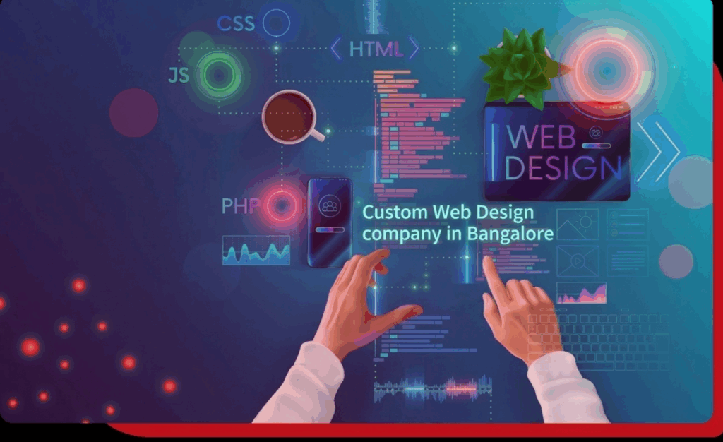 Custom web design company in Bangalore transforming businesses with responsive UI/UX development and website redesign services