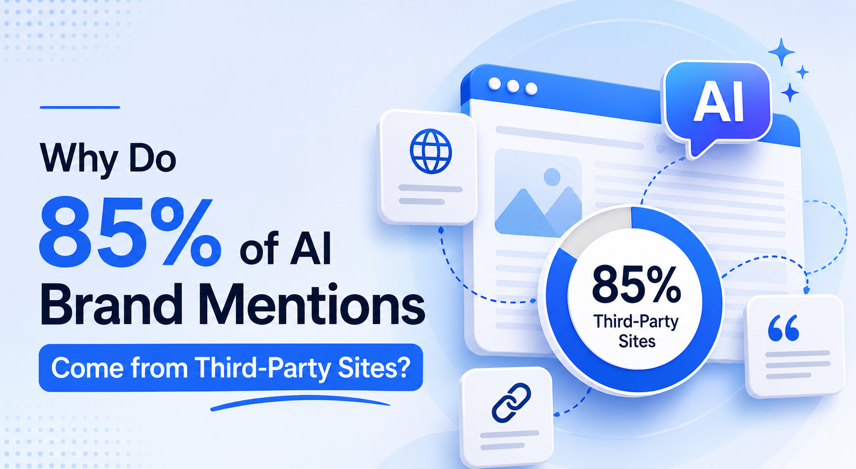 Why Do 85% of AI Brand Mentions Come from Third-Party Sites?