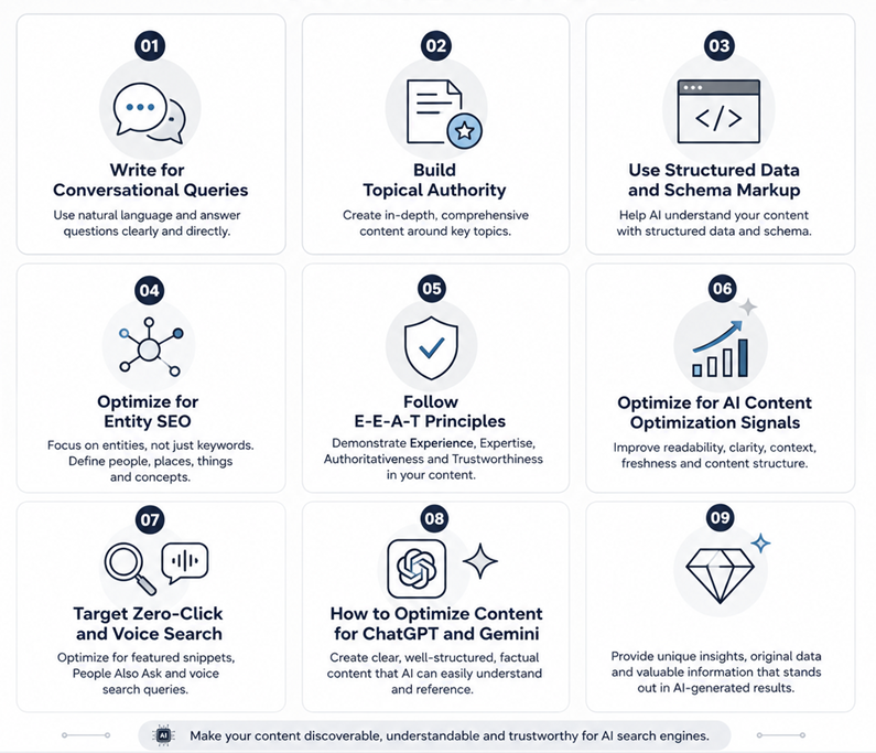 how-ai-search-changing-seo-in-2026 — SEO vs AEO vs GEO strategy comparison for AI-powered search engines