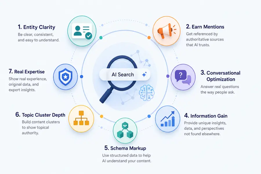 GEO optimization strategy roadmap for improving AI search engine citations and brand visibility