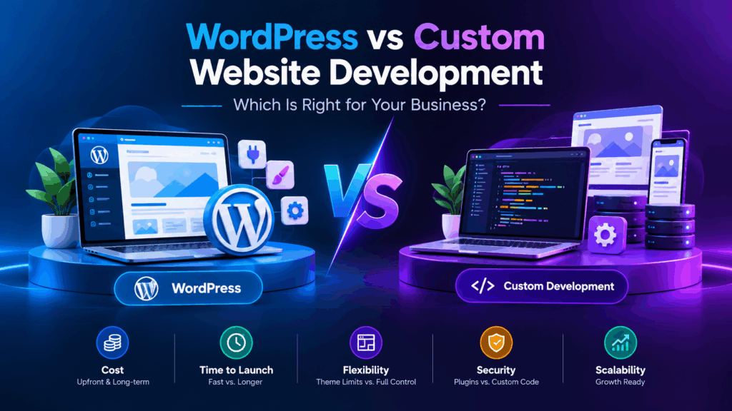 WordPress vs Custom Website Development: Which Is Right for Your Business?